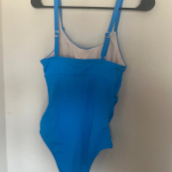 NWOT - Turquoise Flattering One Piece Swimsuit - Swimsuits For All - Size 6 - Picture 2 of 4